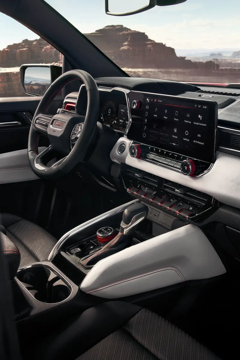2026 GMC Canyon infotainment system at Neuville Motors GMC in Waupaca WI