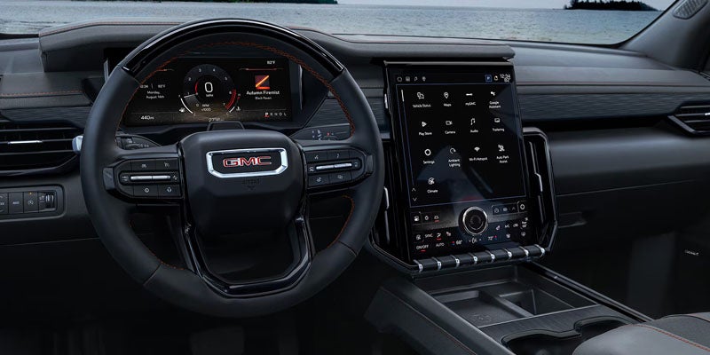 GMC Acadia High-Tech Interior Dashboard